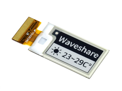 128×80, 1.02inch E-Ink raw display panel, black/white dual-color