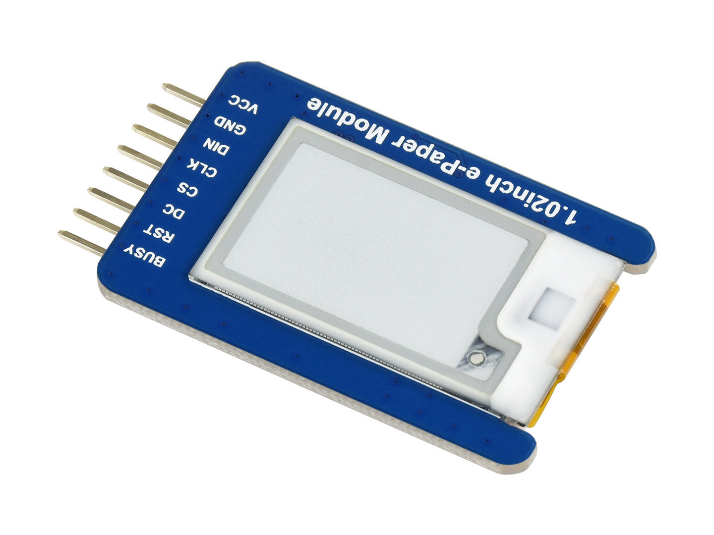 128×80, 1.02inch E-Ink display module, black/white dual-color