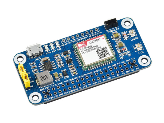 NB-IoT / Cat-M(eMTC) / GNSS HAT for Raspberry Pi, Globally Applicable