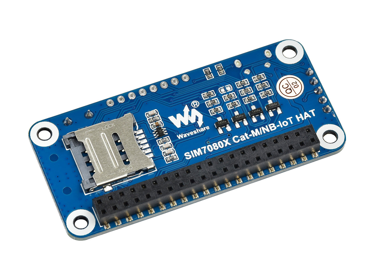 NB-IoT / Cat-M(eMTC) / GNSS HAT for Raspberry Pi, Globally Applicable