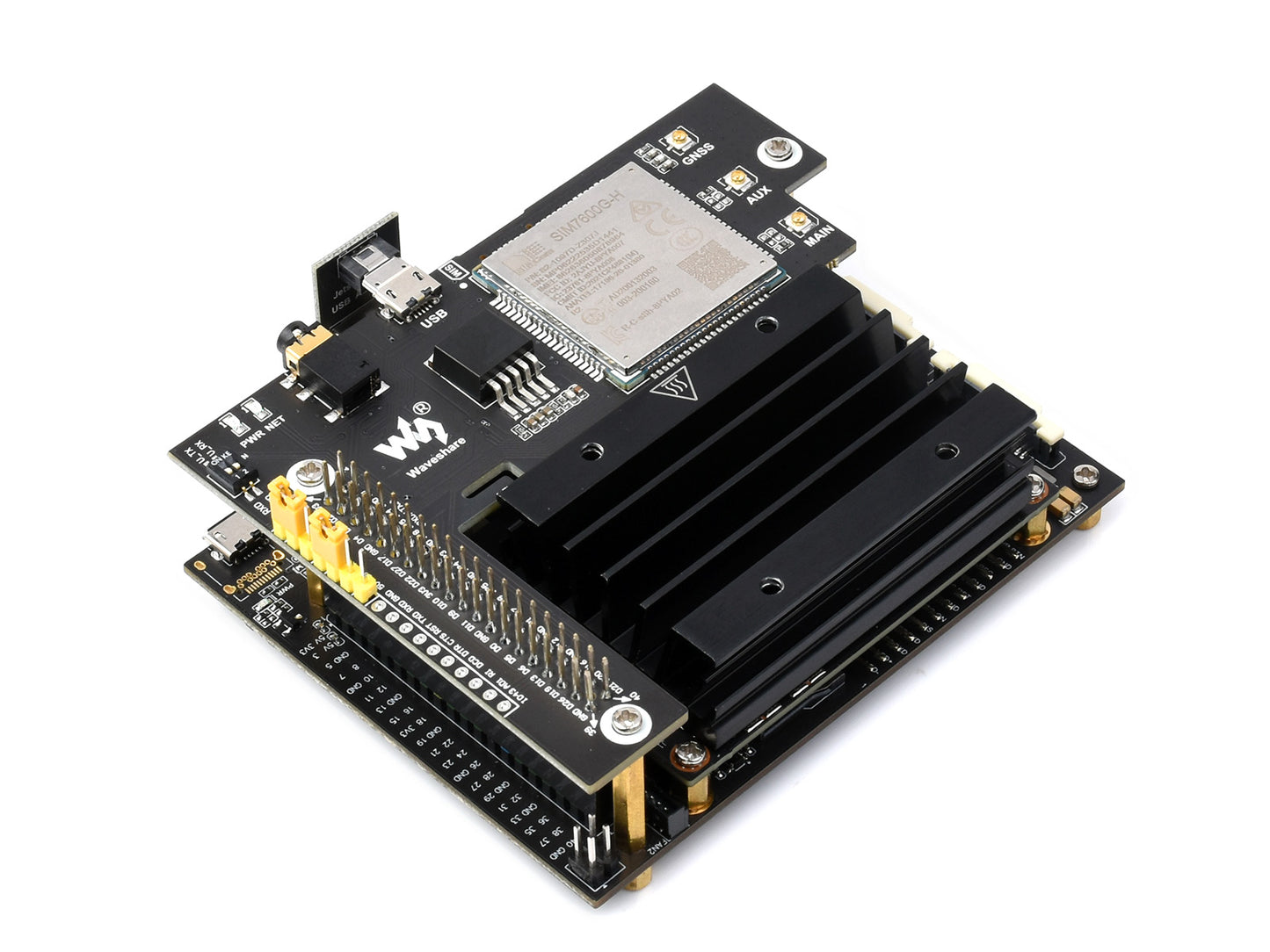 SIM7600G-H 4G / 3G / 2G / GNSS Module for Jetson Nano, LTE CAT4, Global Applicable