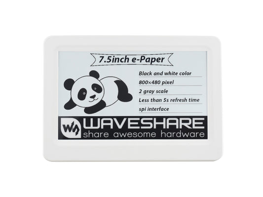 7.5inch Passive NFC-Powered e-Paper V2, No Battery, Wireless Powering &amp; Data Transfer