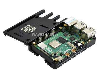 Lightweight Aluminum Alloy Case for Raspberry Pi 4, CNC Processing