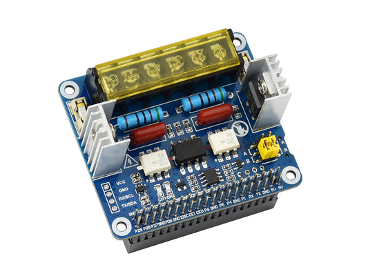 2-CH Triac HAT for Raspberry Pi, Integrated MCU, UART / I2C