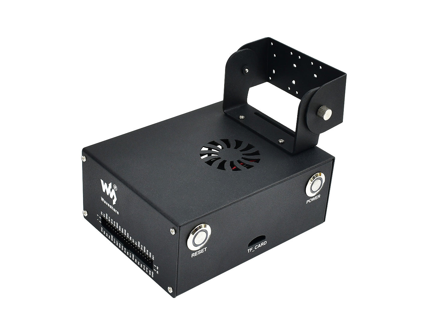 Jetson Nano Metal Case (C), Camera Holder, Internal Fan Design