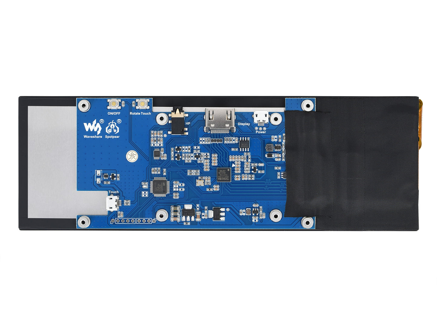 7.9inch Capacitive Touch Screen LCD, 400×1280, HDMI, IPS, Toughened Glass Cover