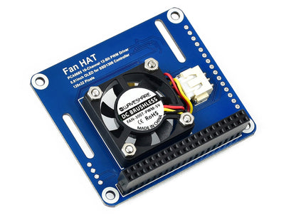 PWM Controlled Fan HAT for Raspberry Pi, I2C, Temperature Monitor