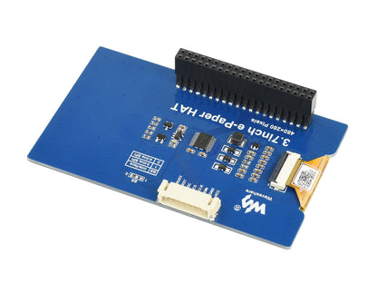 3.7inch e-Paper e-Ink Display HAT For Raspberry Pi, 480×280, Black / White, 4 Grey Scales, SPI