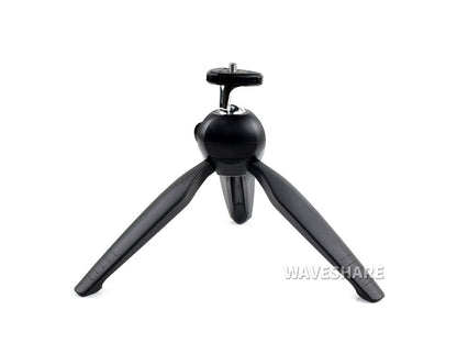 Portable mini tripod, 360° rotation, ideal for Raspberry Pi HQ Camera
