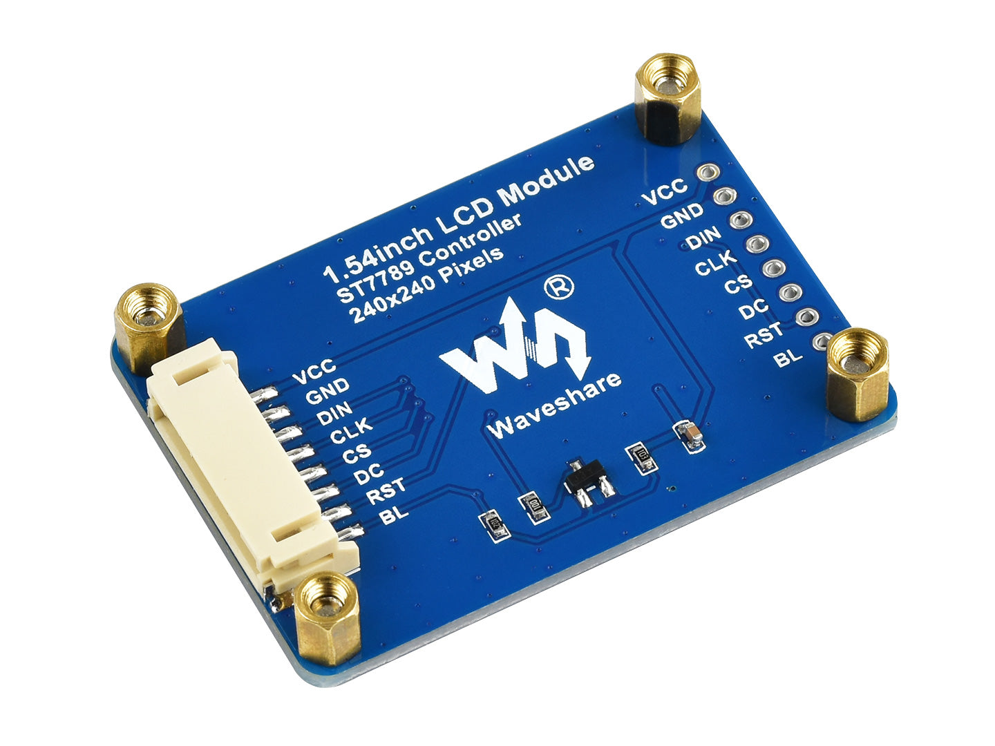 240×240, General 1.54inch LCD Display Module, IPS, 65K RGB