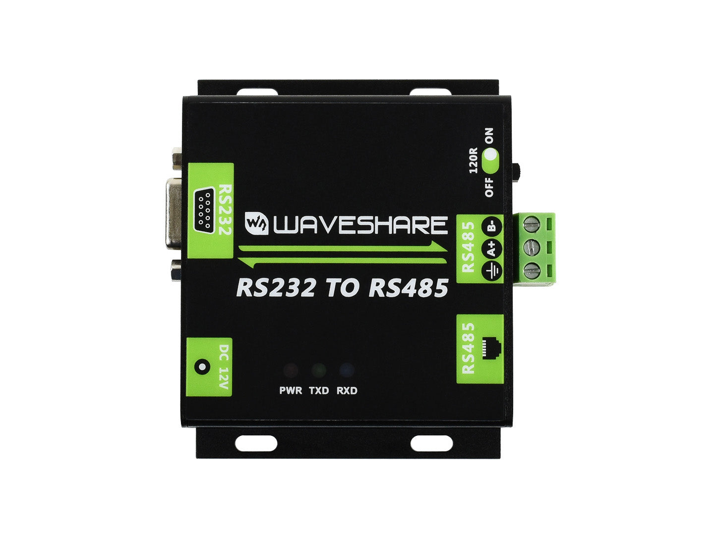 Industrial grade isolated RS232 TO RS485 converter
