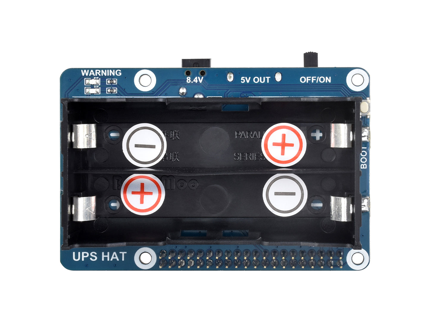 Uninterruptible Power Supply UPS HAT For Raspberry Pi, Stable 5V Power Output
