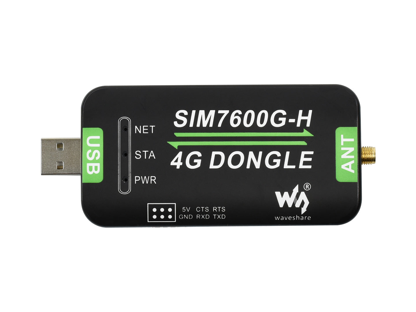 SIM7600G-H 4G DONGLE, GNSS Positioning, Global Band Support