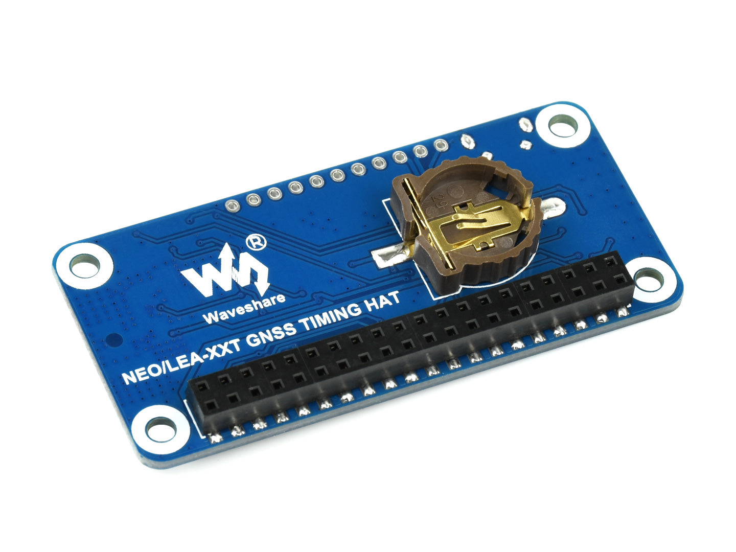NEO-M8T GNSS TIMING HAT for Raspberry Pi, Single-Satellite Timing, Concurrent Reception of GPS, Beidou, Galileo, GLONASS