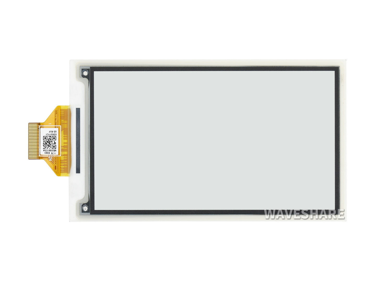 3.7inch e-Paper e-Ink Raw Display, 480×280, Black / White, 4 Grey Scales, SPI, Without PCB
