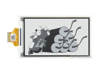 3.7inch e-Paper e-Ink Raw Display, 480×280, Black / White, 4 Grey Scales, SPI, Without PCB