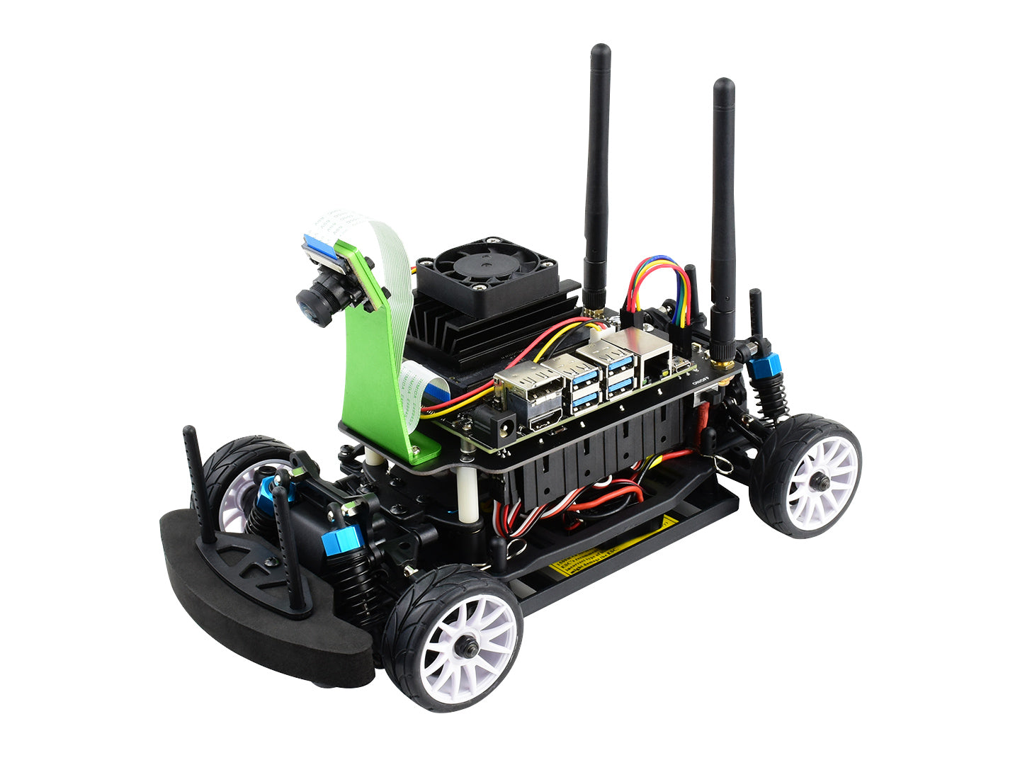 JetRacer Pro AI Kit B, High Speed AI Racing Robot Powered by Jetson Nano, Pro Version, comes with Waveshare Jetson Nano Dev Kit