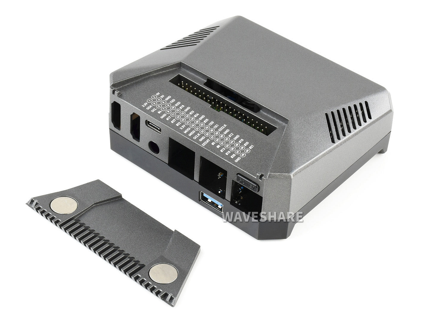 Argon One M.2: Aluminum Case For Raspberry Pi 4, With M.2 Expansion Slot