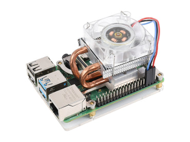 Low-Profile ICE Tower Cooling Fan for Raspberry Pi 4B/3B+/3B, Super Heat Dissipation
