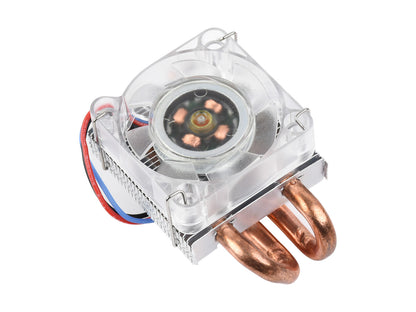 Low-Profile ICE Tower Cooling Fan for Raspberry Pi 4B/3B+/3B, Super Heat Dissipation
