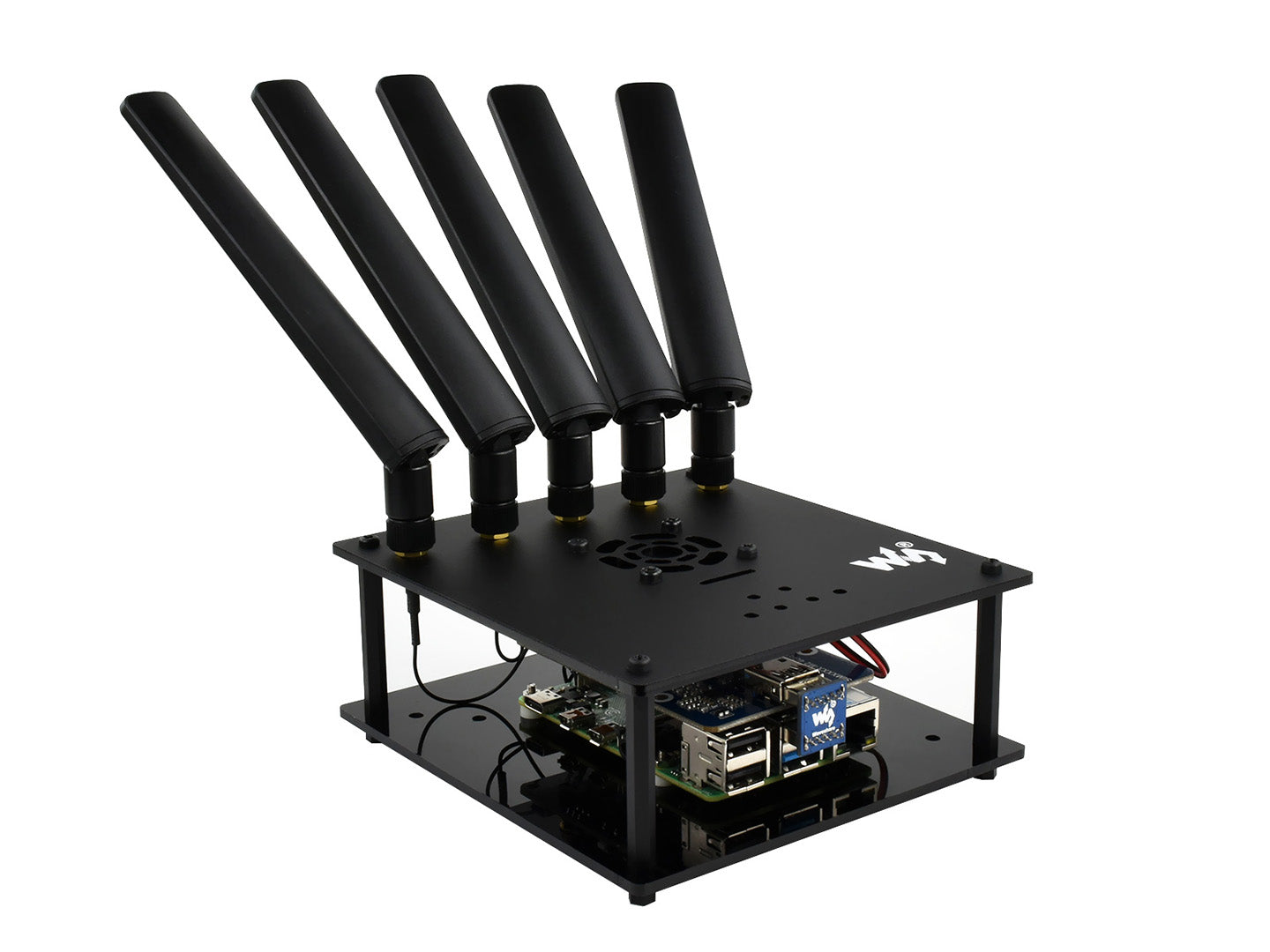 SIM8200EA-M2 5G HAT for Raspberry Pi, 5G/4G/3G Support, Snapdragon X55, Multi Mode Multi Band