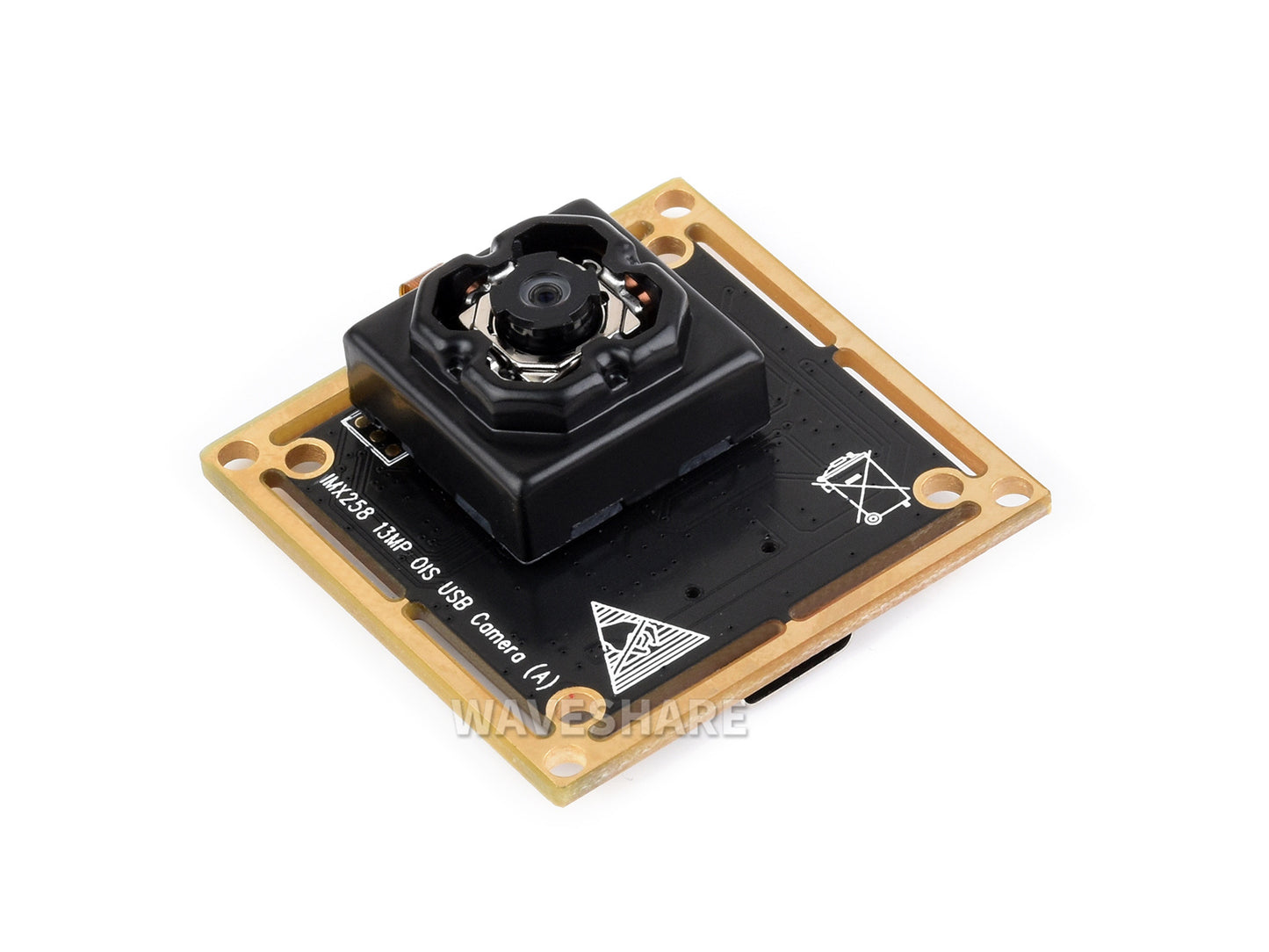 IMX258 13MP OIS USB Camera (A), Optical Image Stabilization, Plug-and-Play, Driver Free