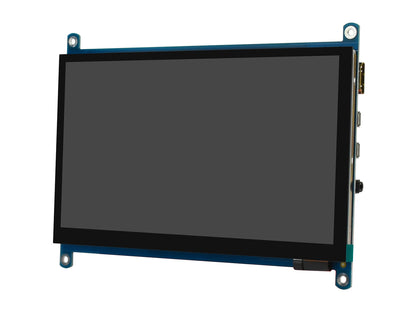 7inch QLED Quantum Dot Display, Capacitive Touch, 1024×600, G+G Toughened Glass Panel, Various Systems Support