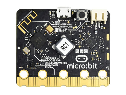 BBC micro:bit V2, Upgraded Processor, Built-In Speaker And Microphone, Touch Sensitive Logo