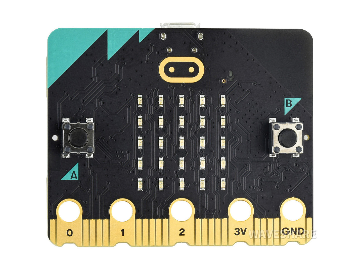 BBC micro:bit V2, Upgraded Processor, Built-In Speaker And Microphone, Touch Sensitive Logo