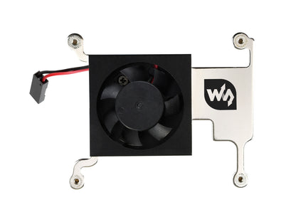 Low-Profile CPU Cooling Fan for Raspberry Pi 4B/3B+/3B, with Aluminum Alloy Bracket