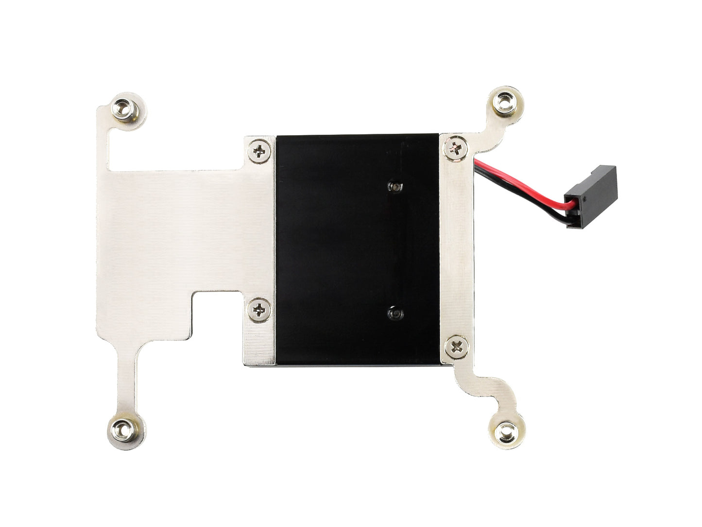 Low-Profile CPU Cooling Fan for Raspberry Pi 4B/3B+/3B, with Aluminum Alloy Bracket