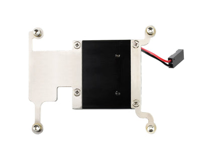 Low-Profile CPU Cooling Fan for Raspberry Pi 4B/3B+/3B, with Aluminum Alloy Bracket