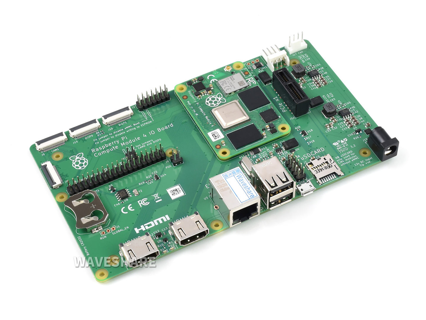 Raspberry Pi Compute Module 4 IO Board, a Development Platform for CM4