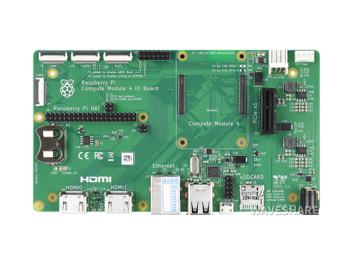 Raspberry Pi Compute Module 4 IO Board, a Development Platform for CM4