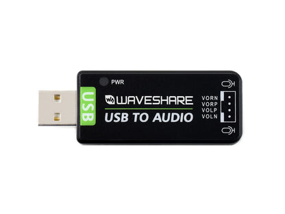 USB Sound Card, Driver-Free, for Raspberry Pi / Jetson Nano