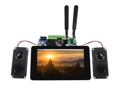 Compute Module Industrial IoT Base Board, 4G / PoE Feature, For Raspberry Pi CM4S / CM3 Series