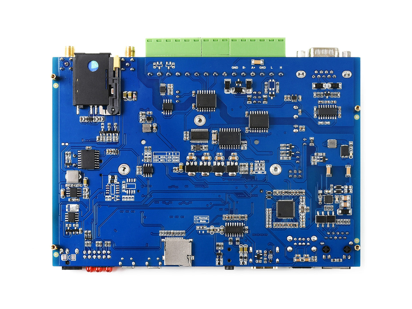 Compute Module Industrial IoT Base Board, 4G / PoE Feature, For Raspberry Pi CM4S / CM3 Series