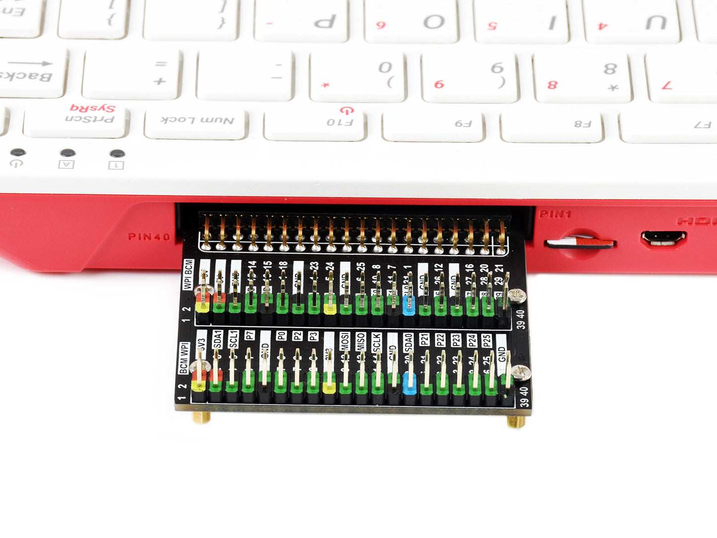 Raspberry Pi 400 GPIO Header Adapter, Header Expansion, 2x 40PIN Header