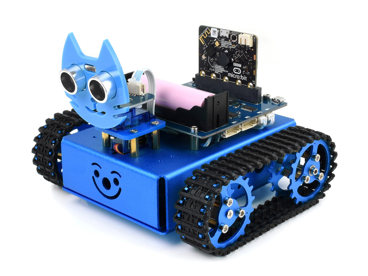 KitiBot Starter Tracked Robot Building Kit Based on BBC micro:bit (optional)