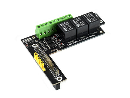 Quality 3-Ch Relay Expansion Board Designed For Jetson Nano, Optocoupler Isolation