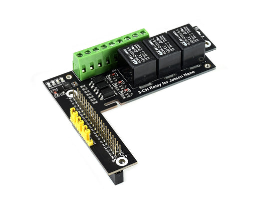Quality 3-Ch Relay Expansion Board Designed For Jetson Nano, Optocoupler Isolation