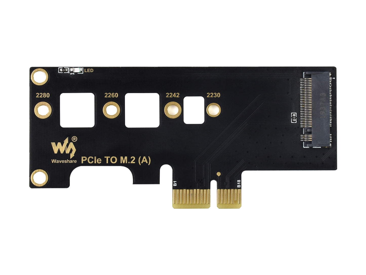 PCIe TO M.2 Adapter, Supports Raspberry Pi Compute Module 4