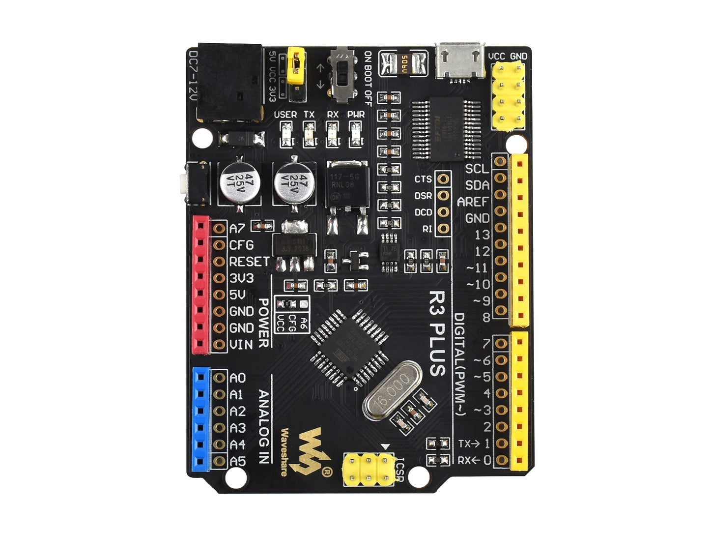 ATMEGA328P Microcontroller Development Board, Arduino-Compatible
