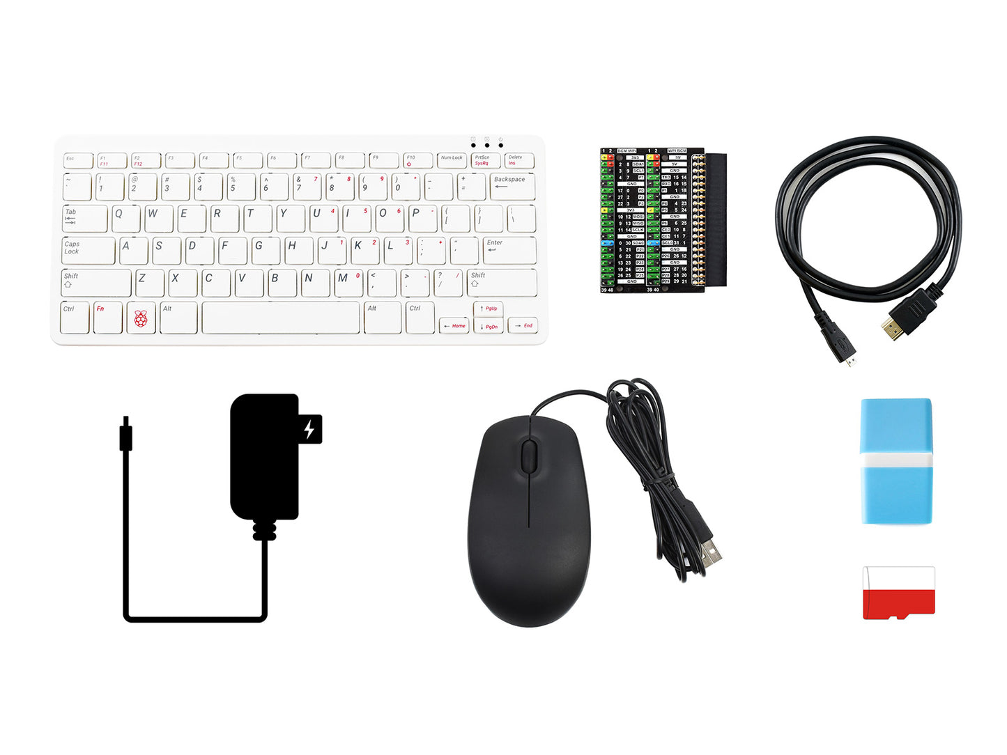 Raspberry Pi 400 Keyboard Computer with Third-Party Accessories