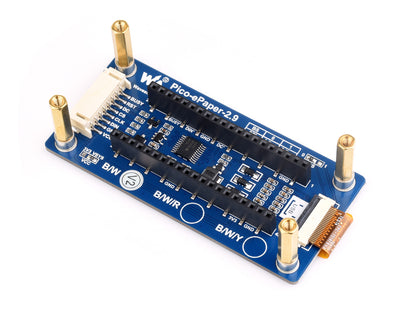 2.9inch E-Paper E-Ink Display Module for Raspberry Pi Pico, 296×128, Black / White, SPI