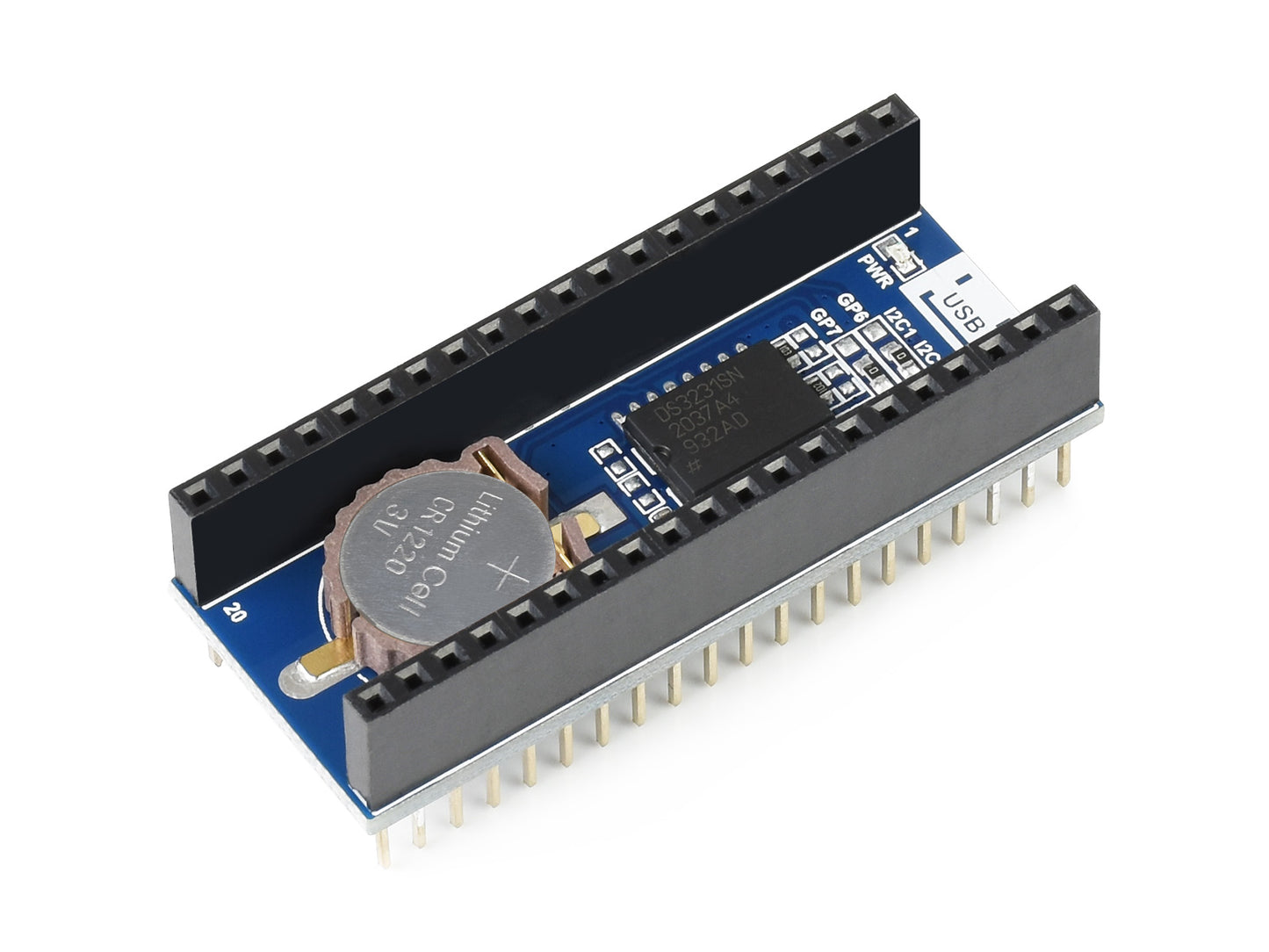 Precision RTC Module for Raspberry Pi Pico, Onboard DS3231 Chip