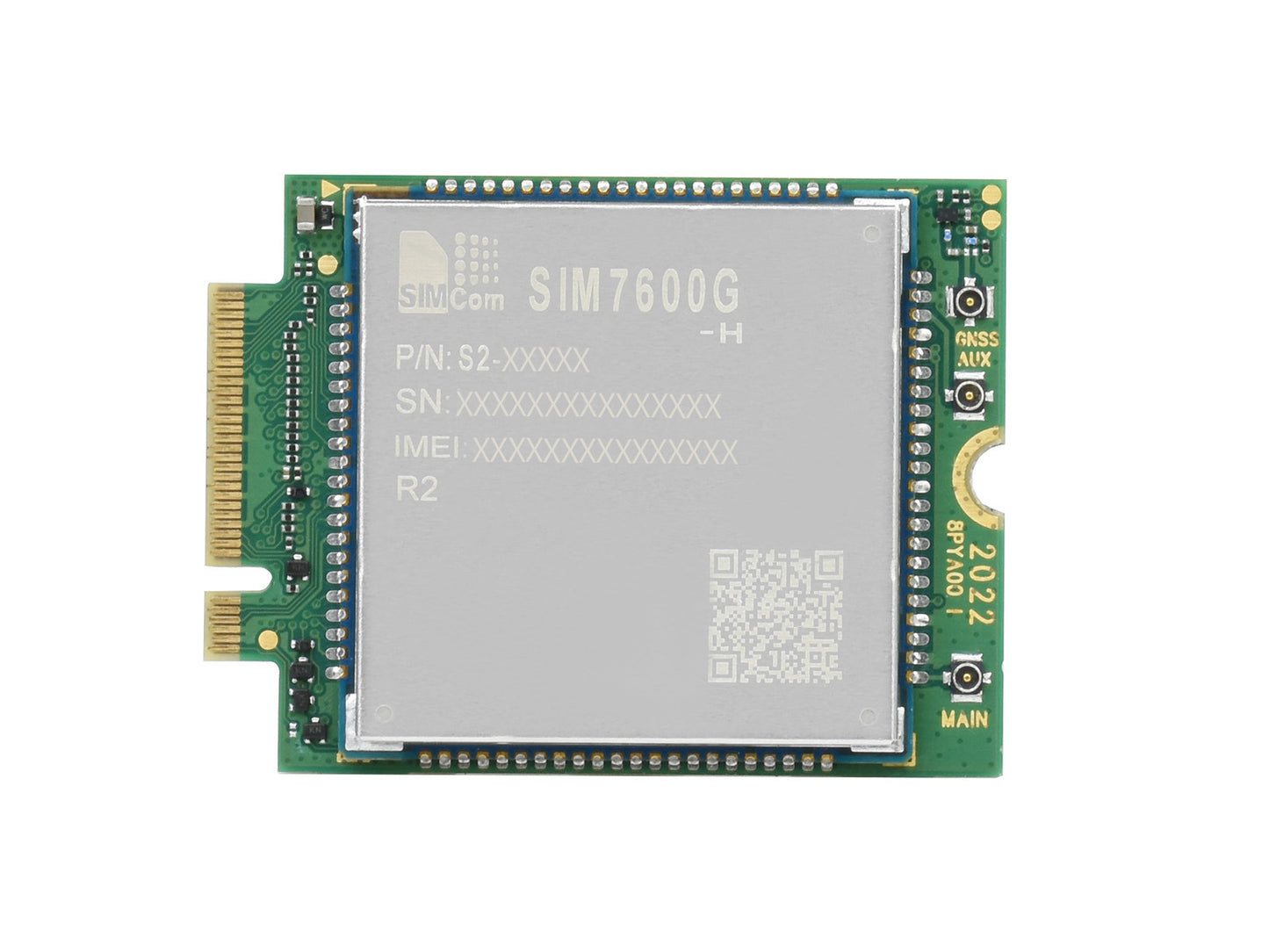 SIM7600G-H-M.2 SIMCom Original 4G LTE Cat-4 Module, Global Coverage, GNSS, M.2 Connector