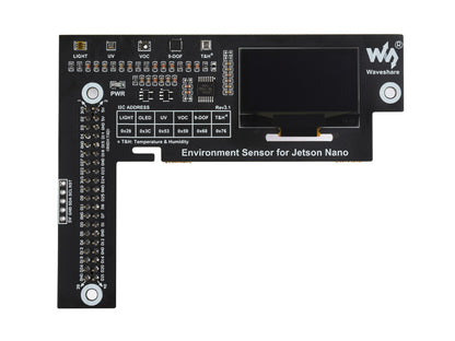 Environment Sensors Module for Jetson Nano, I2C Bus, with 1.3inch OLED Display