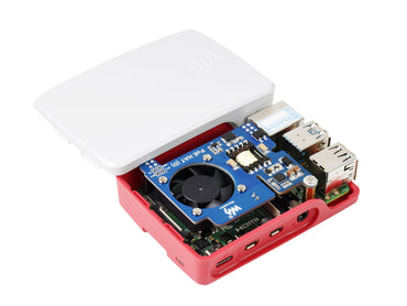 Power over Ethernet HAT (D) for Raspberry Pi 3B+/4B, 802.3af-compliant, Official case compatible