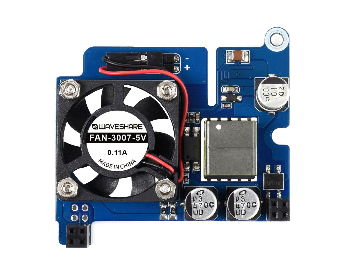Power over Ethernet HAT (D) for Raspberry Pi 3B+/4B, 802.3af-compliant, Official case compatible
